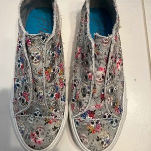 Blowfish Skeleton Print Sneaker